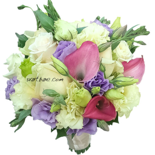 Булчински букет “Розова Кала” Булчински букет “Розова Кала”