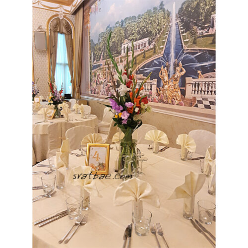 Сватбен букет с гладиоли