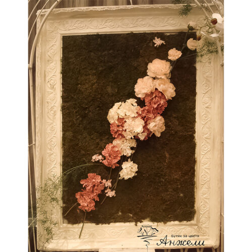 Винтидж фото рамка с мъх Винтидж фото рамка с мъх