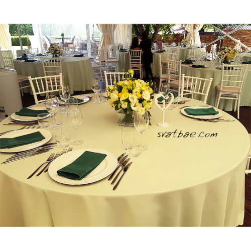 Сватбен букет в бяло-жълтата гама