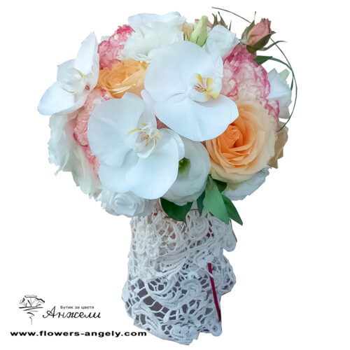 Сватбен букет с орхидеи Сватбен букет с орхидеи