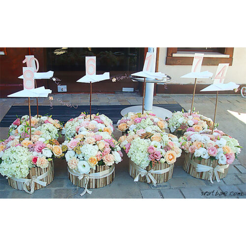 Номер за маса със самолетче Номер за маса със самолетче