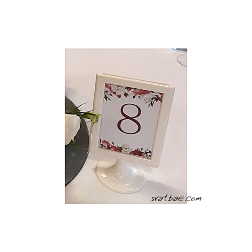 Номер за маса с цветя Номер за маса с цветя