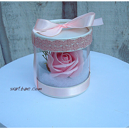 Розова сапунена роза